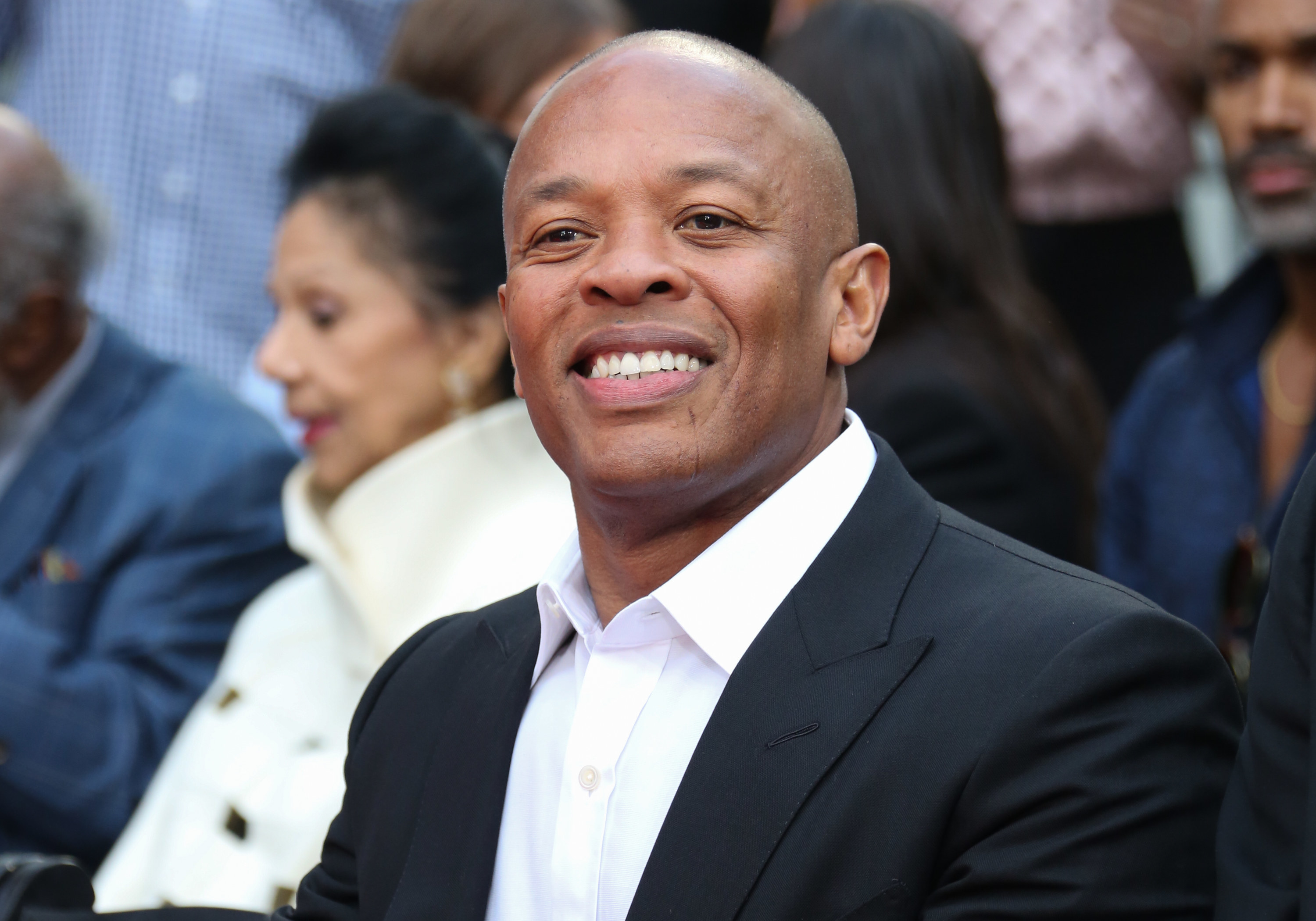 Dr. Dre attends the Quincy Jones Hand and Footprint ceremony 