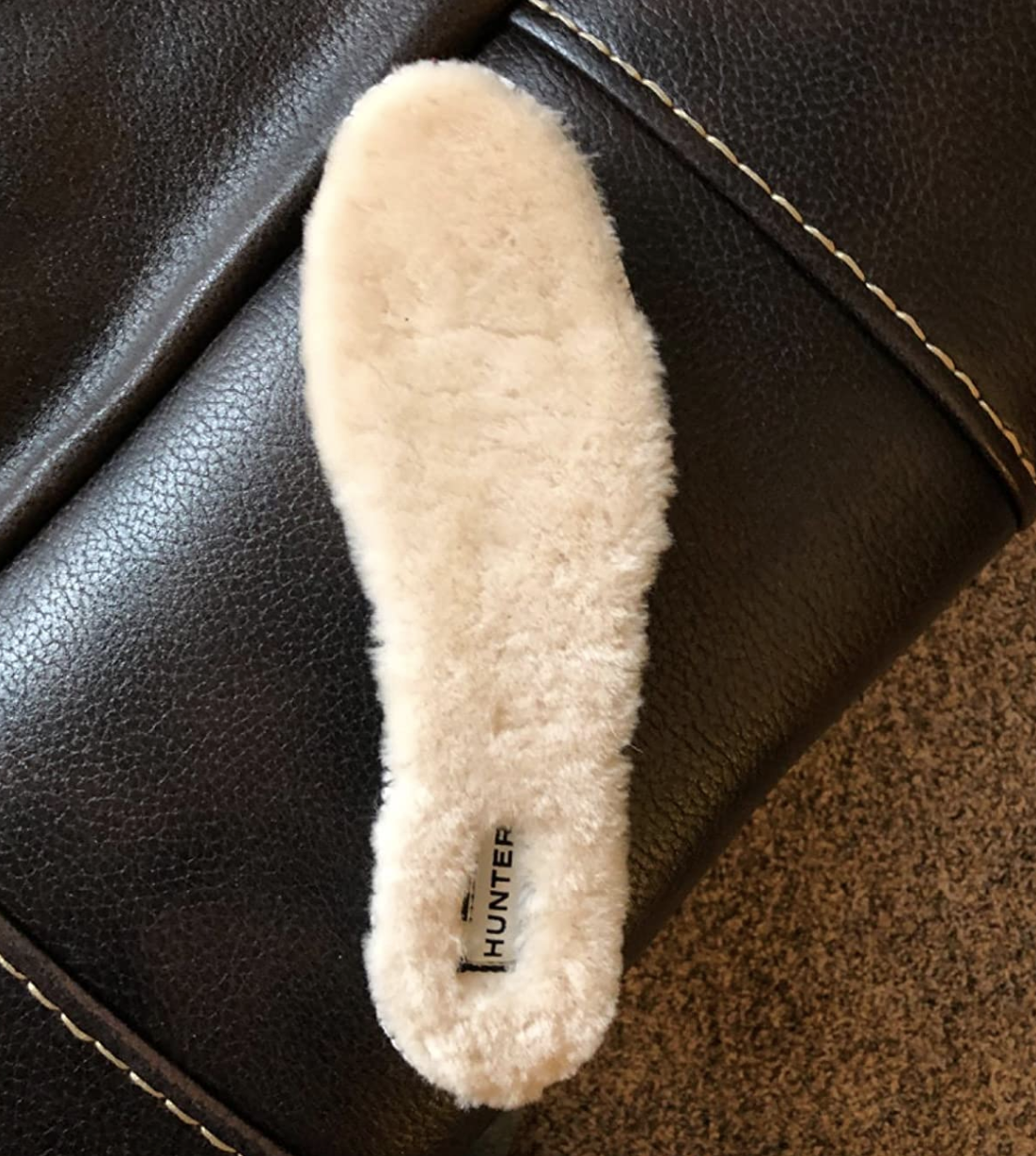 reviewer photo of the insoles