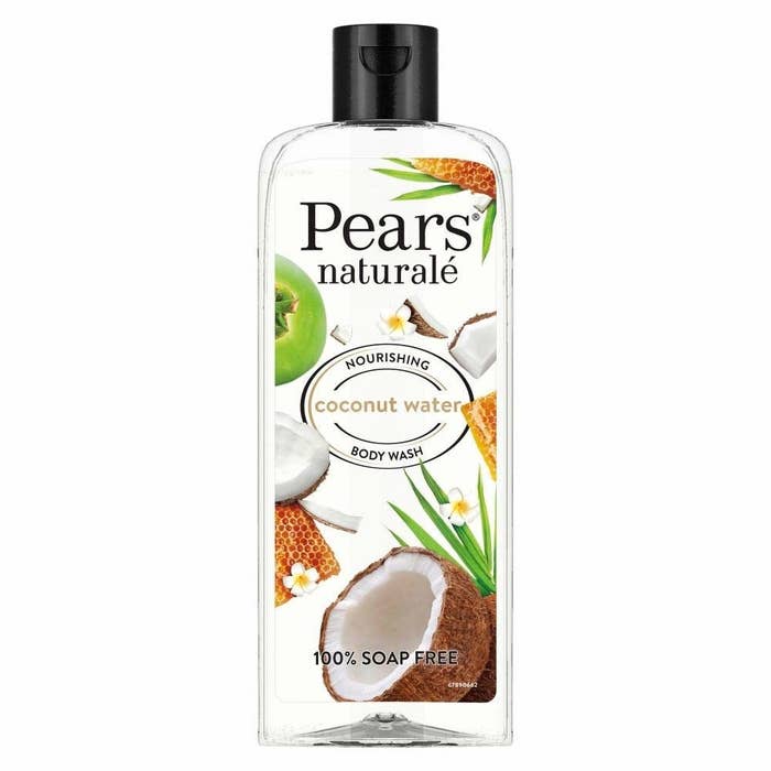 Packaging of the coconut body wash