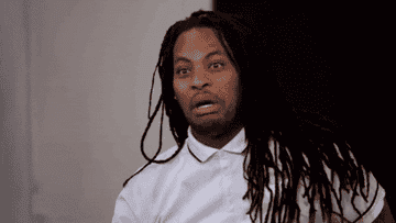 Waka Flocka Flame appears disgusted during an episode of Marriage Bootcamp: Reality Stars