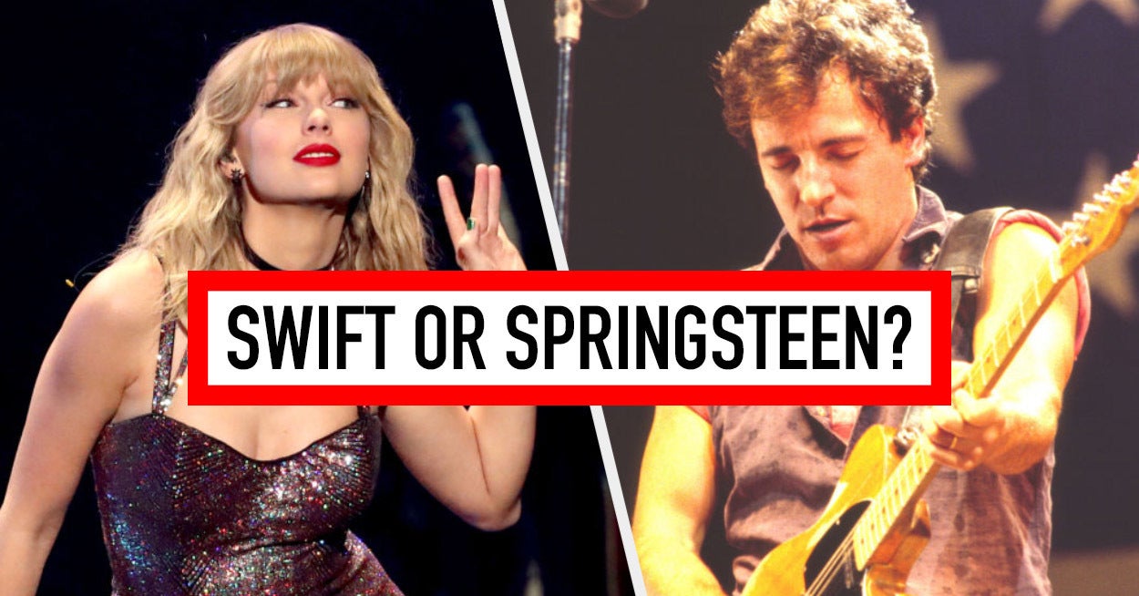 Who Wrote These Lyrics – Taylor Swift Or Bruce Springsteen?