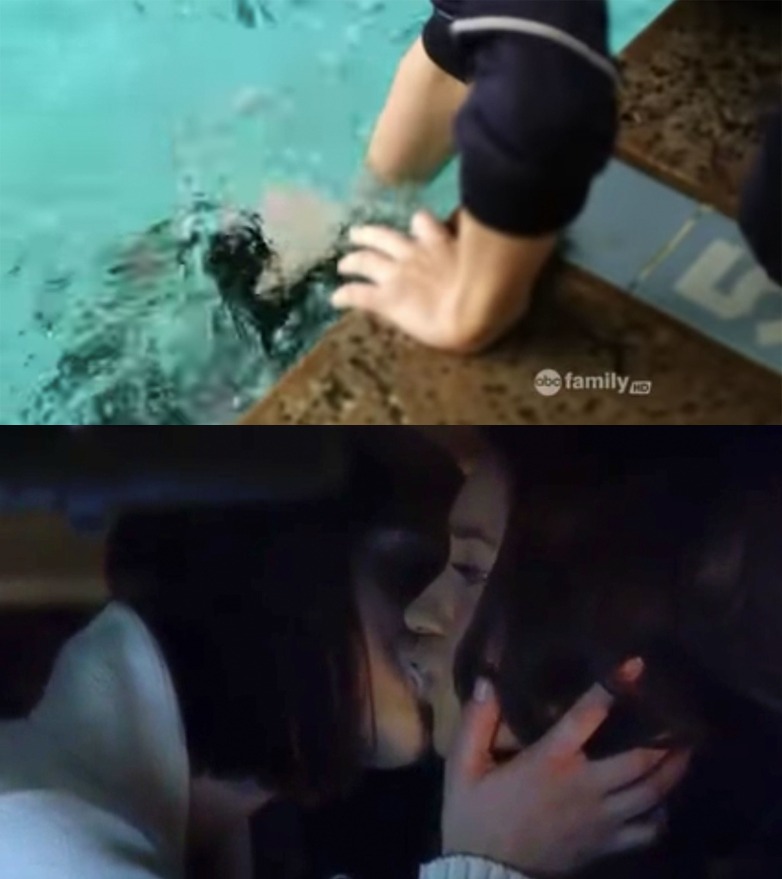 Paige shoves Emily&#x27;s head under water, kisses her in the car a few episodes later 