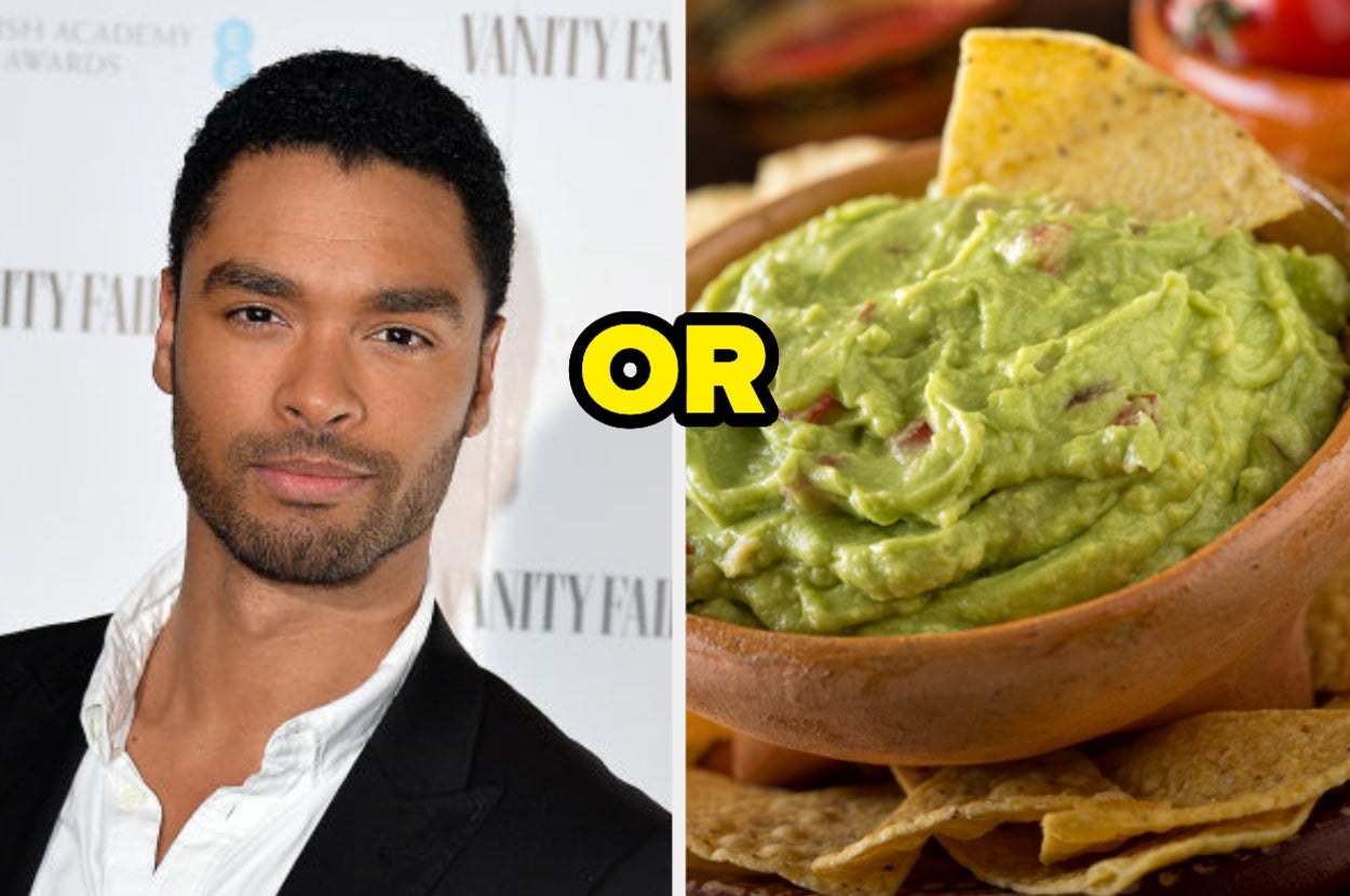 Regé-Jean Page and guacamole with the word "or" between them