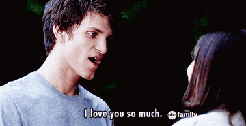 Toby Cavanaugh saying &quot;I love you so much.&quot; to Spencer Hastings