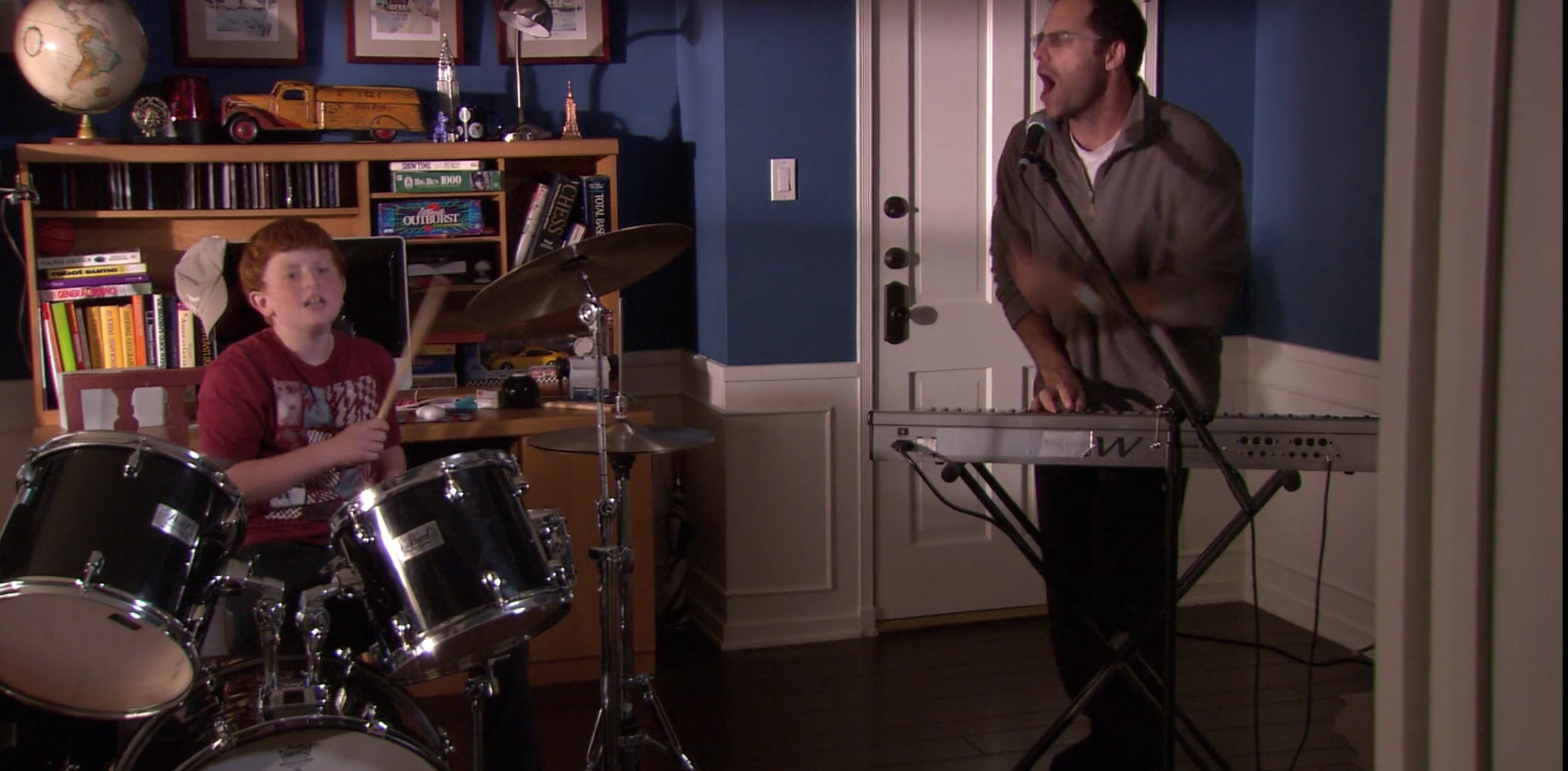 the office season 8 episode 7 drummer