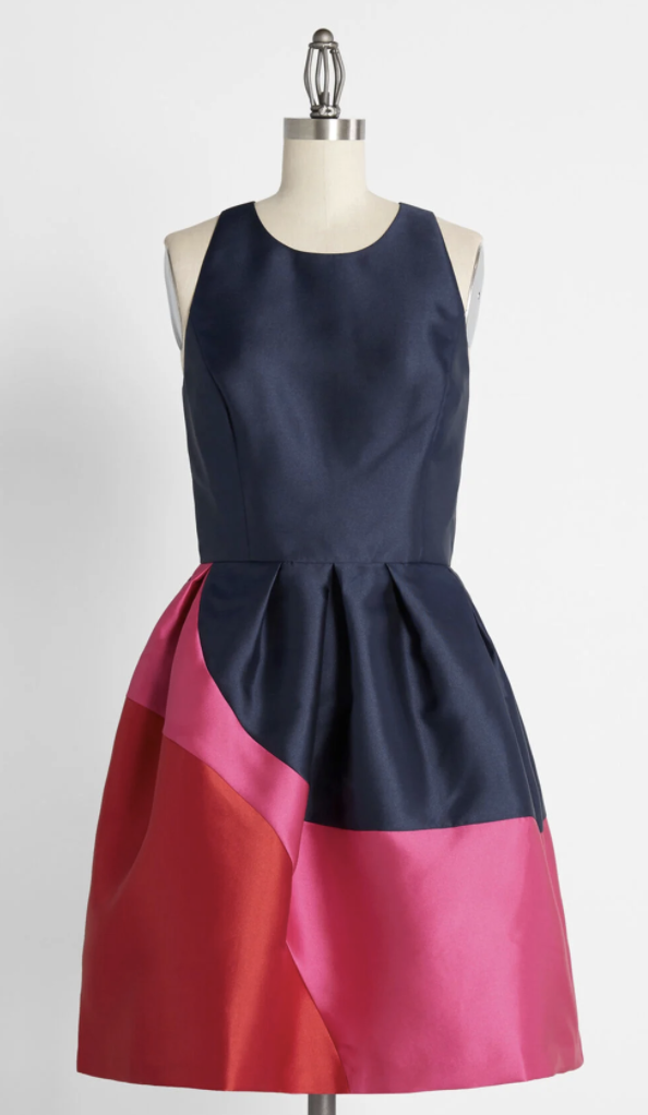 hutch colorblock dress