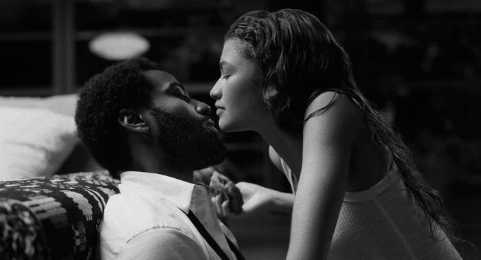 John David Washington and Zendaya in a promo shot for Malcom &amp;amp; Marie