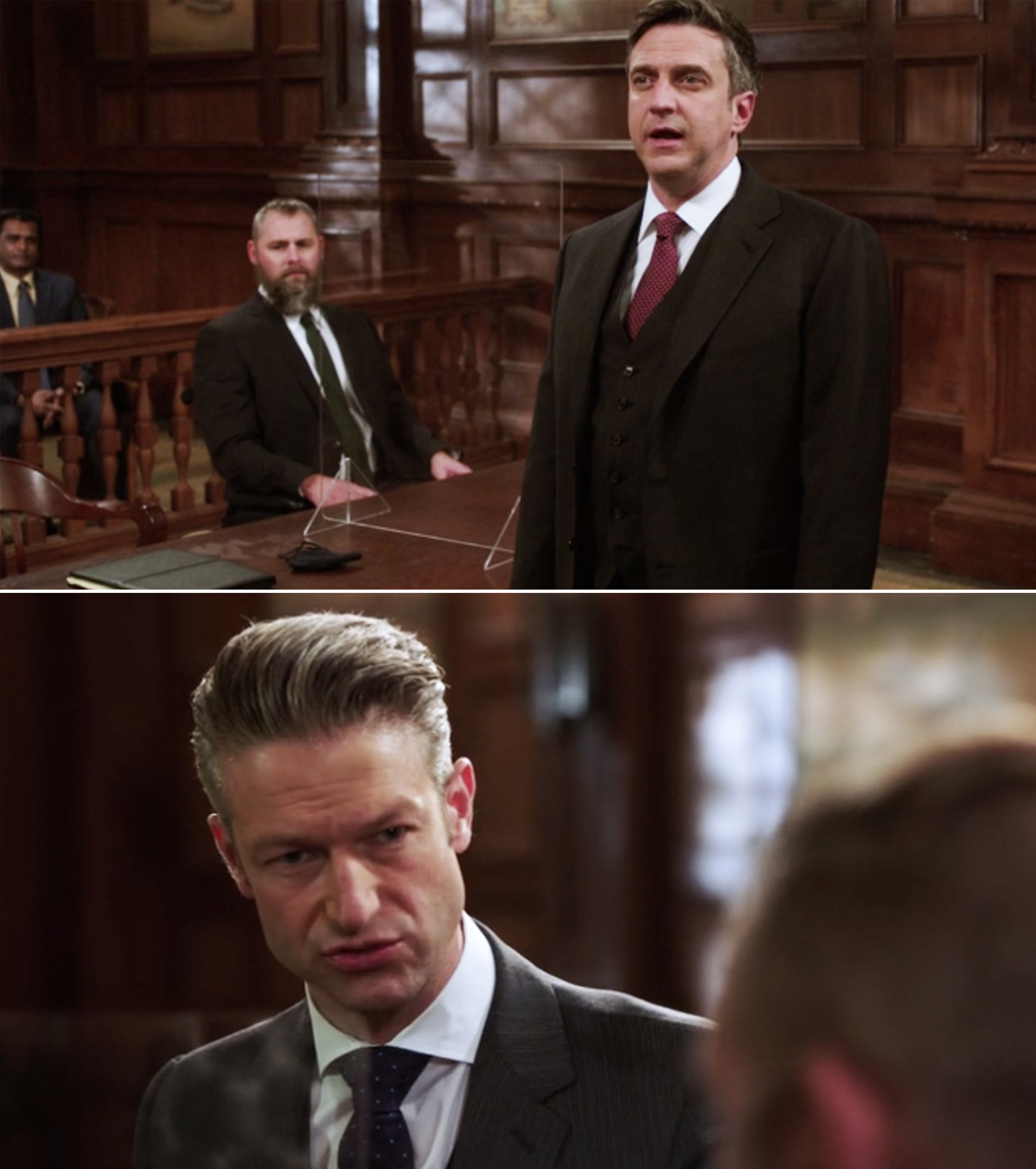 Barba and Carisi in court together