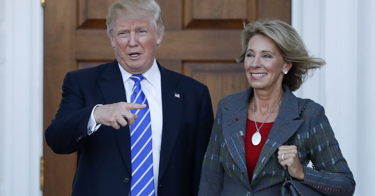 Betsy Riot Education Secretary Betsy DeVos Resigns Citing Capitol Riot