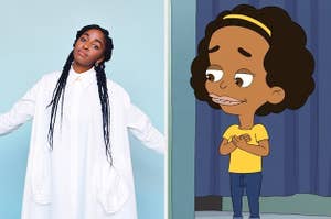 Ayo Edebiri and Missy from Big Mouth 