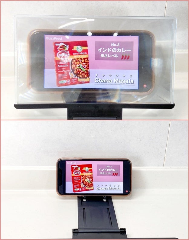 スマホの画面が小さい 問題 3coinsの 便利アイテム で解決しました