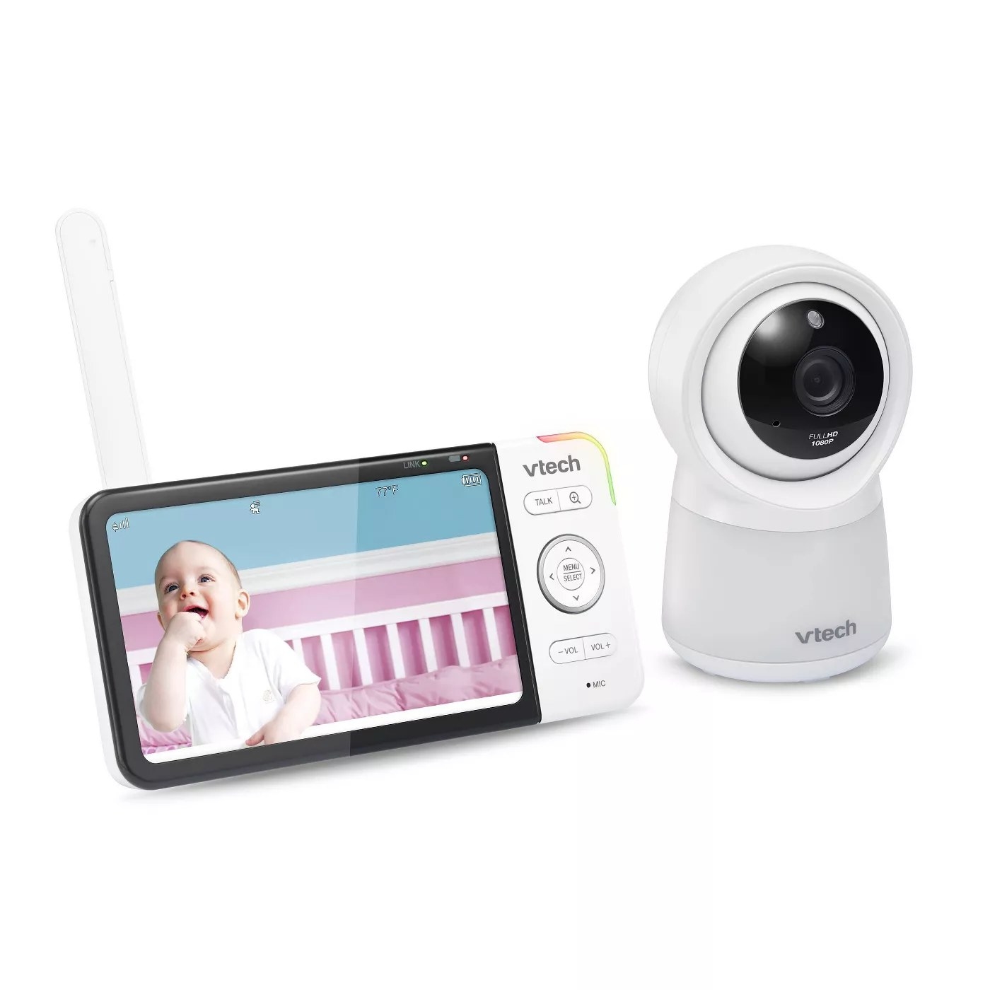 The baby monitor and camera