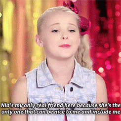 Jojo Siwa talking about being excluded