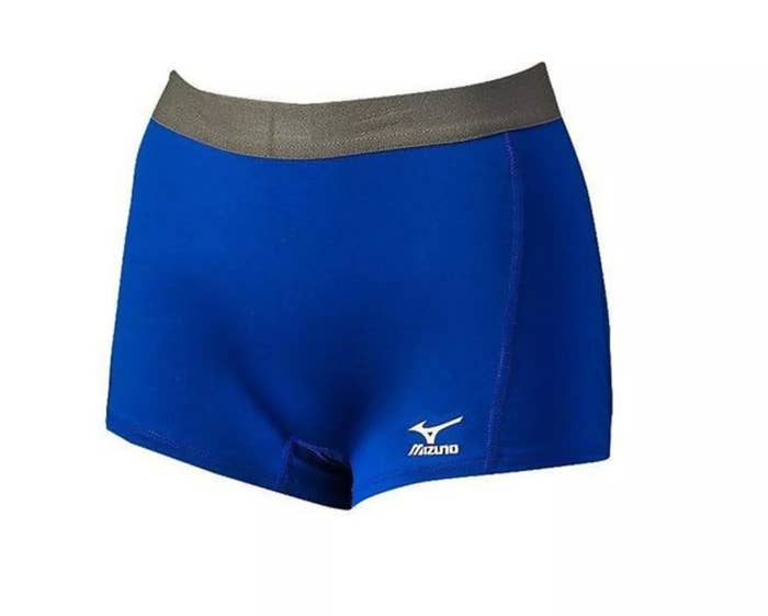 The Mizuno shorts in blue
