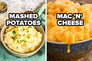 mashed potatoes mac n cheese