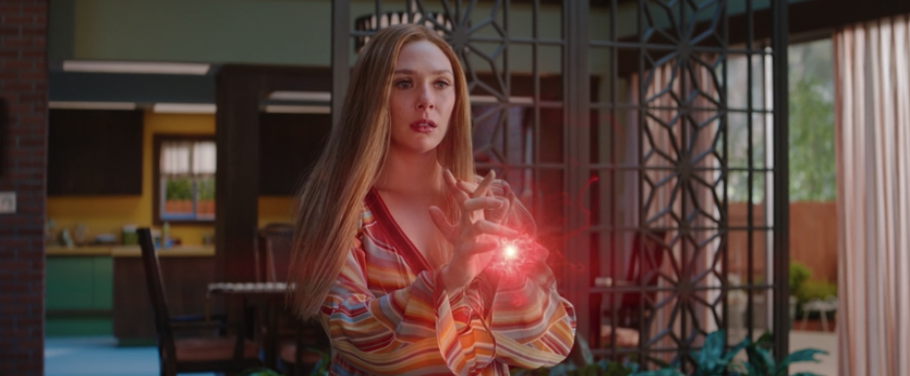 Wanda using her magic in &quot;WandaVision&quot;