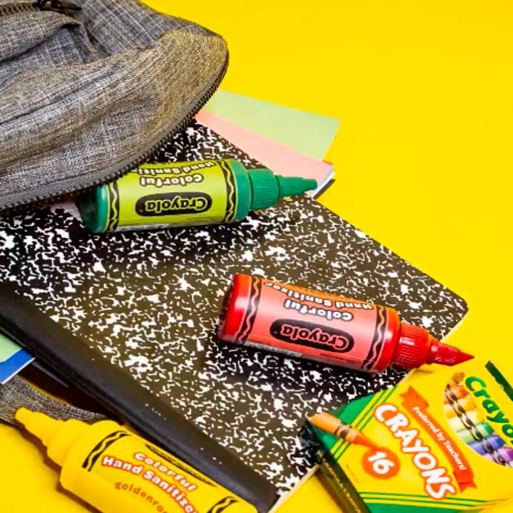 crayon-like squeeze bottles