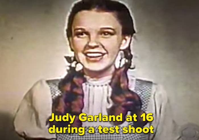 A test shoot of Judy Garland