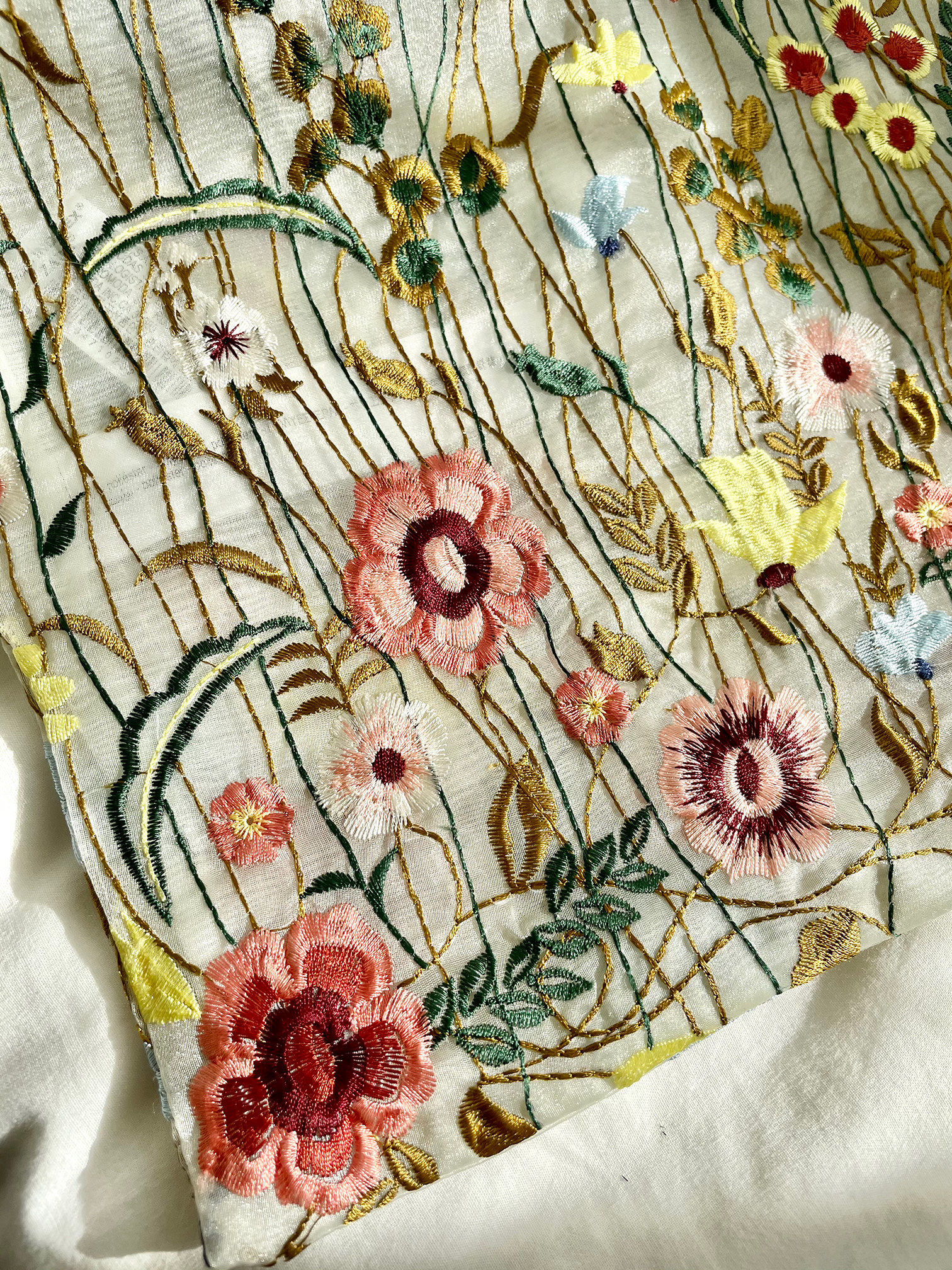 え 芸術品ですか Zaraの 新作バッグ お花の刺繍が美しすぎるよ