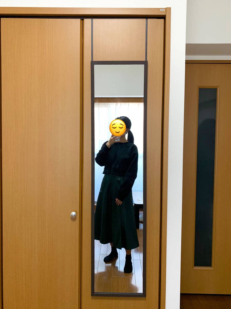 ニトリさん、感謝しかないです！ドアに掛ける「全身ミラー」部屋せまい 