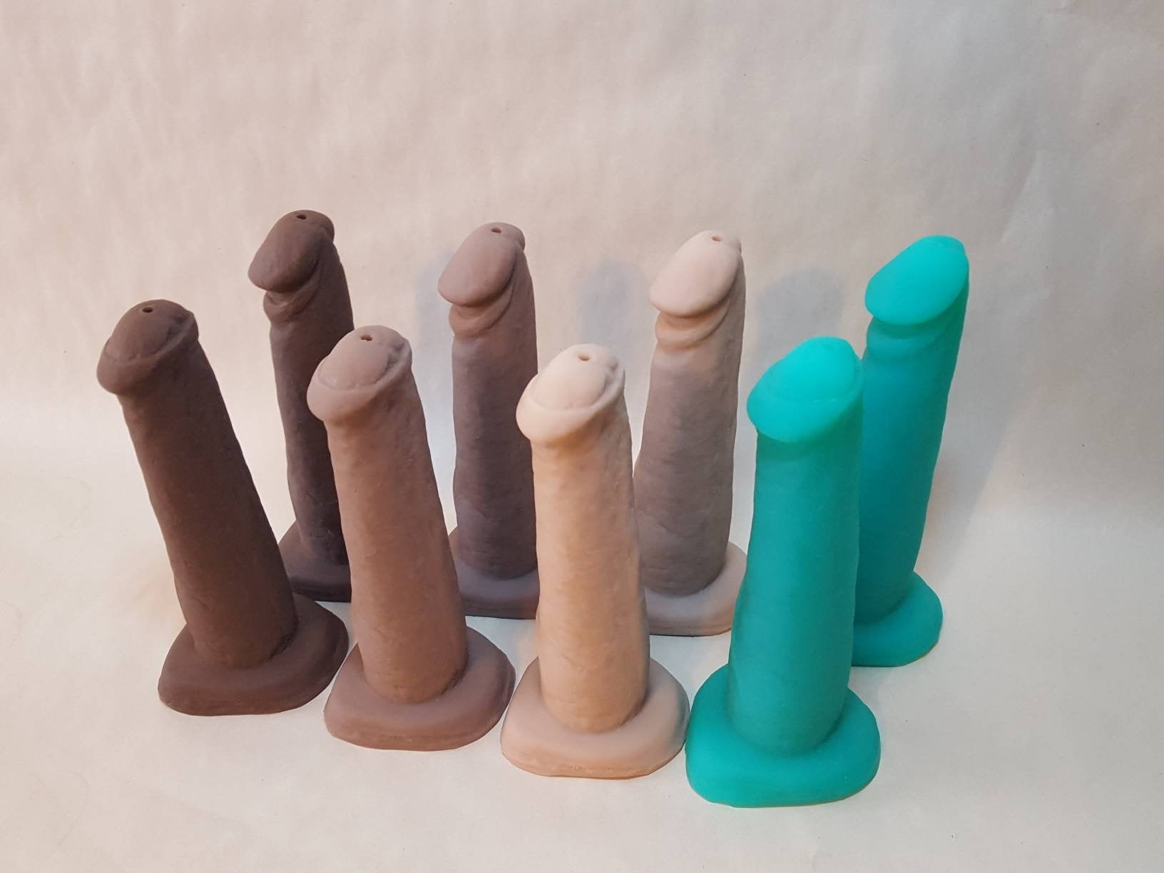 seven the BJ Dildos in various colors 