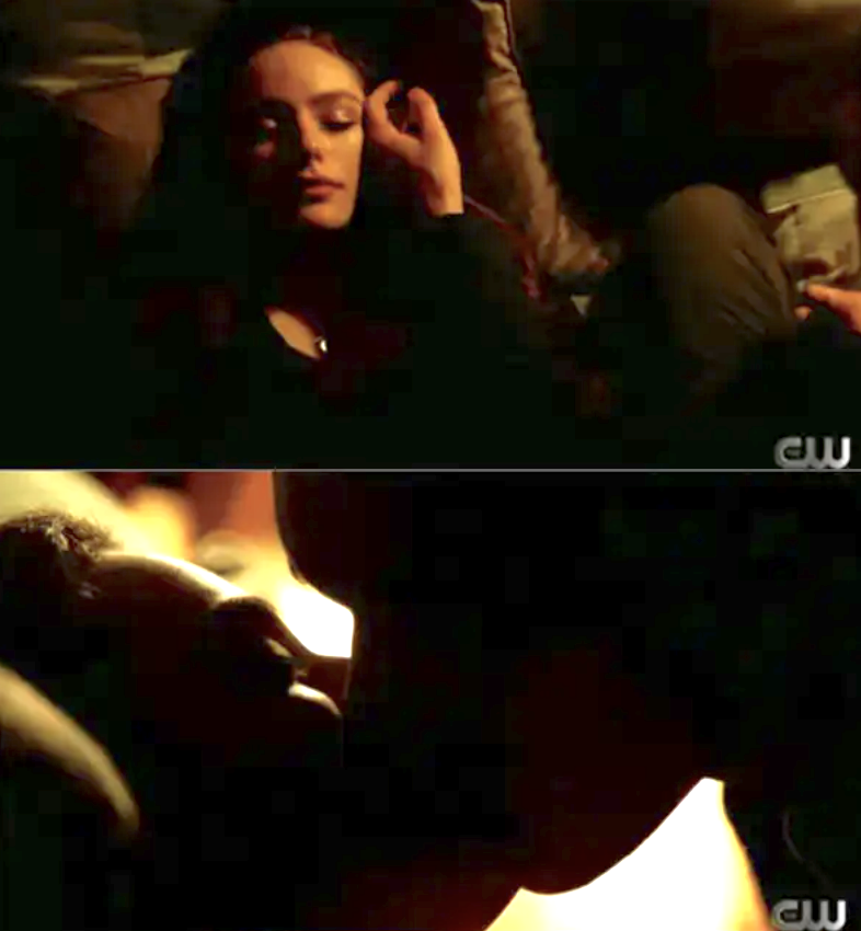 Landon kissing Hope to wake her up on &quot;Legacies&quot;