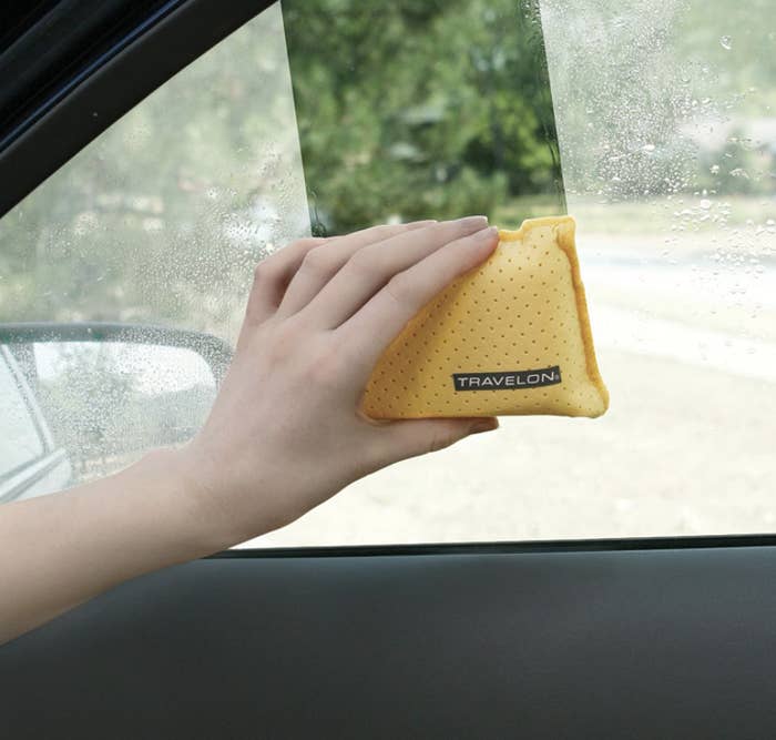 windshield defogger sponge used on car windows