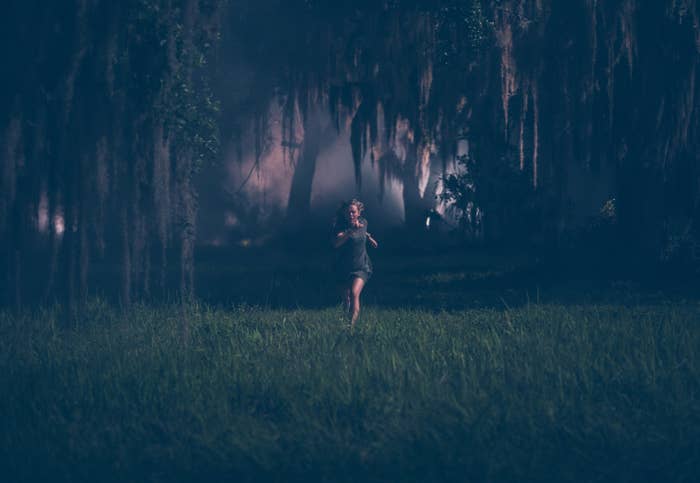 A woman running through a field in &#x27;Fear of Rain&#x27;