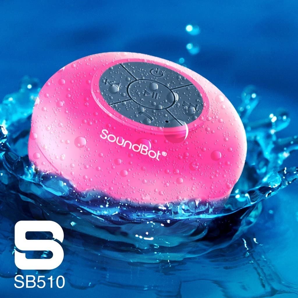 the pink speaker