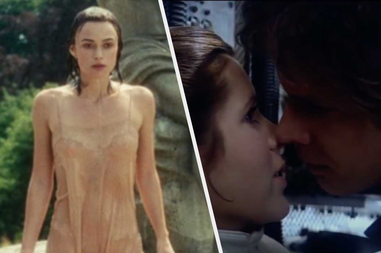 Keira Knightley in Atonement side-by-side with Carrie Fisher and Harrison Ford in "Empire Strikes Back"