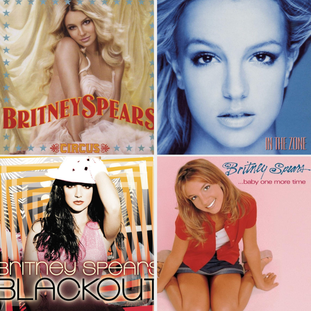 Screenshots of Britney Spears albums