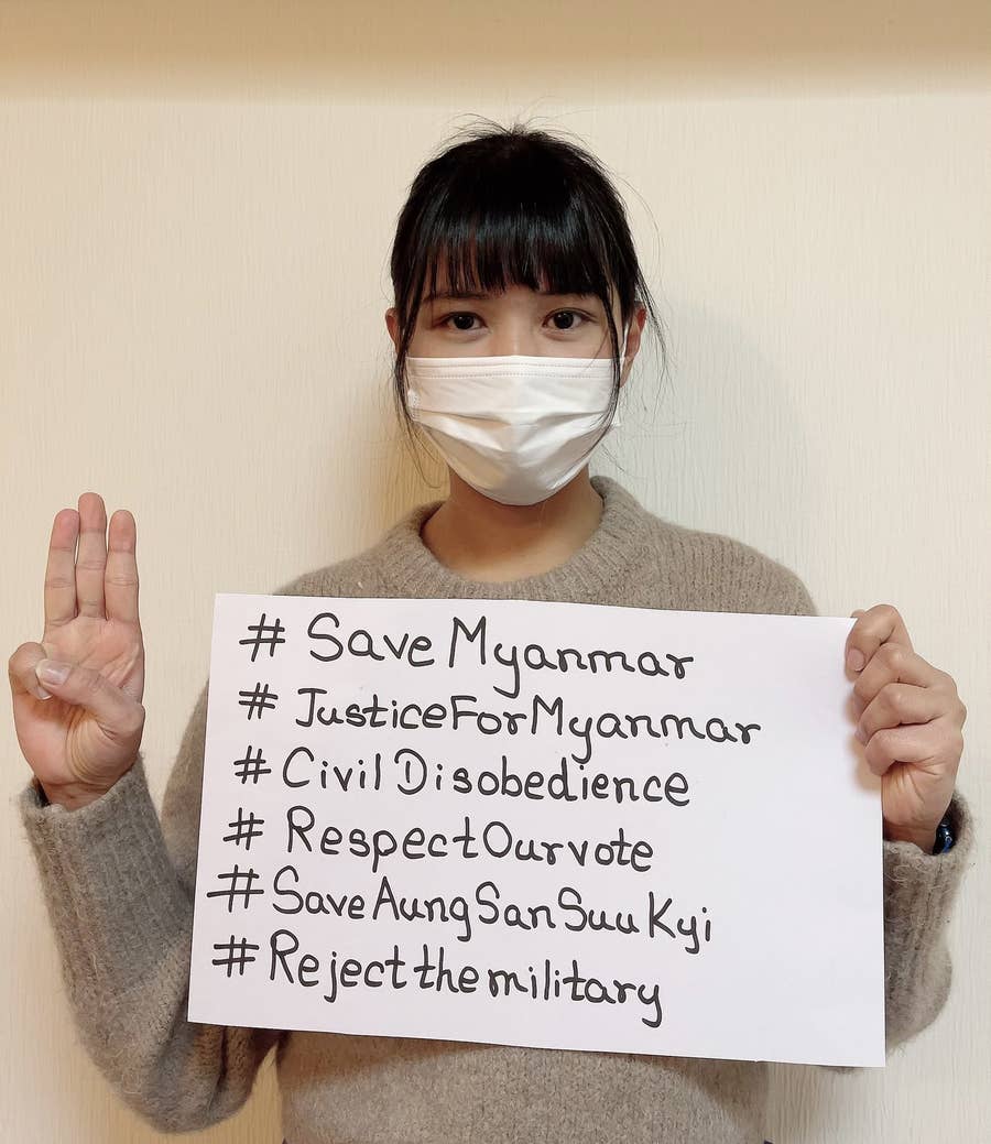 こんな時にごめんなさい でも 日本に住むミャンマー人女性が1枚の写真を投稿した理由