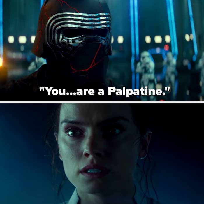 Kylo tells Rey she&#x27;s a Palpatine