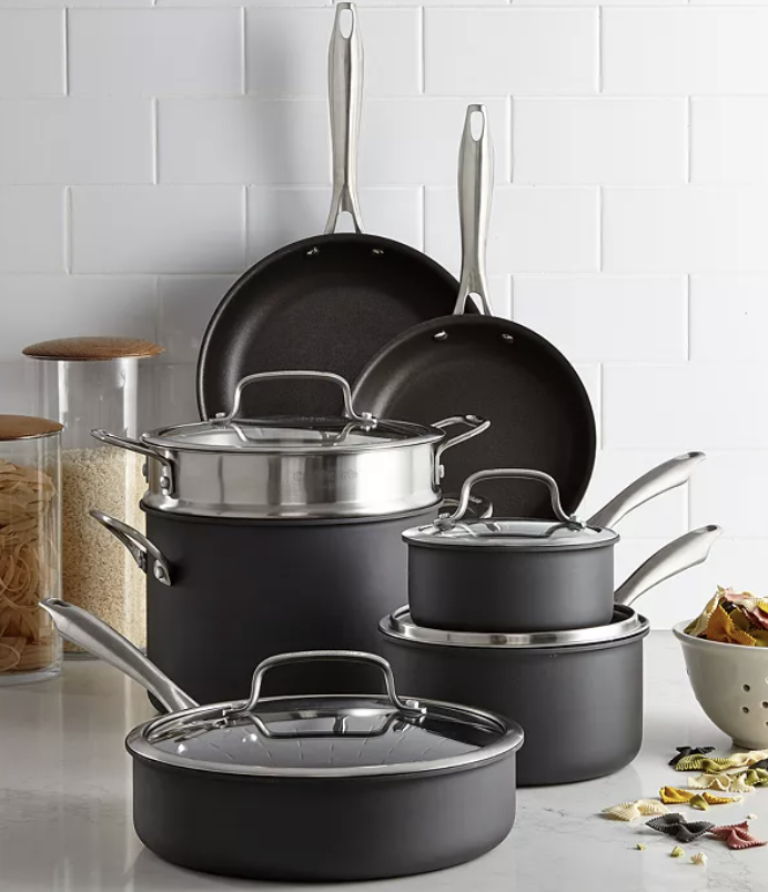 cuisinart 11 piece cookware set