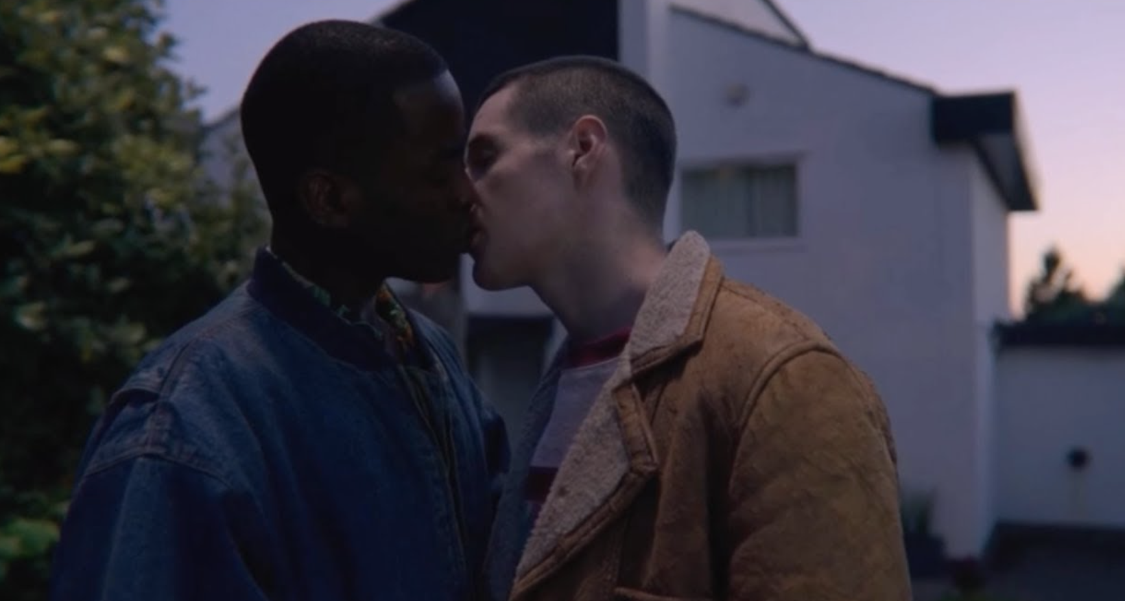 Eric and Adam kissing in &quot;Sex Education&quot;