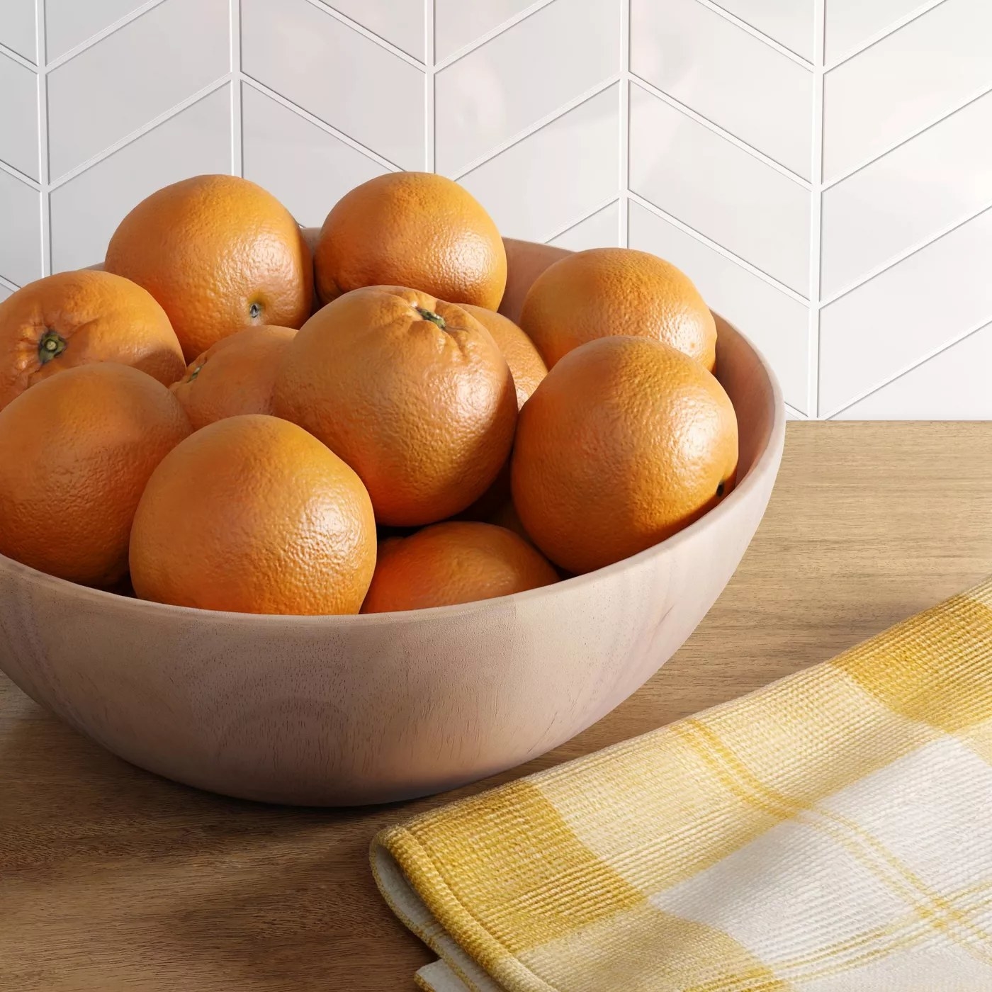 serving bowl on countertop