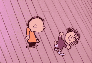 Charlie Brown characters dancing