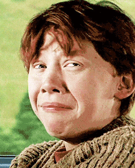 Nervous Ron Weasley