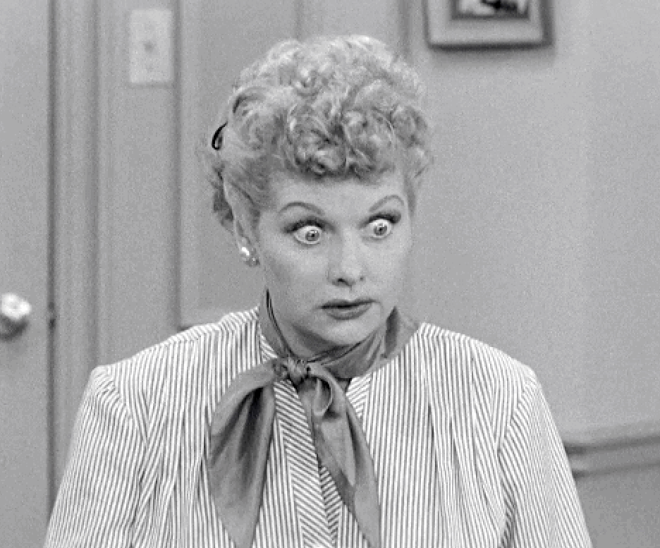 shocked lucille ball