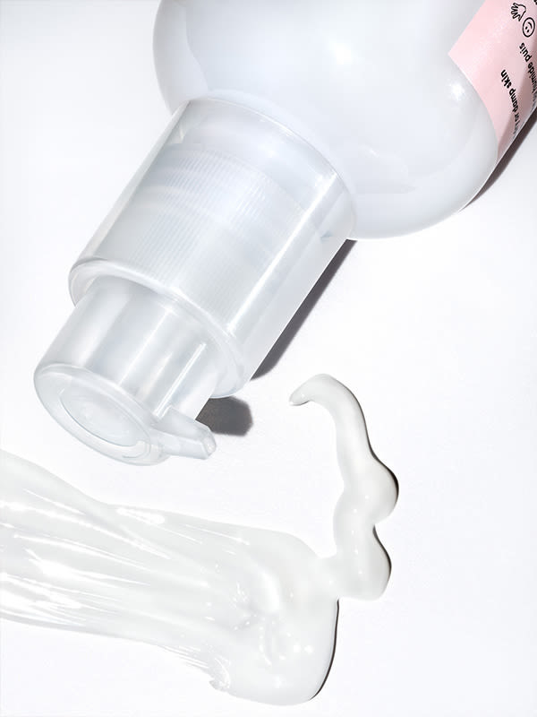 The cleanser and pump bottle