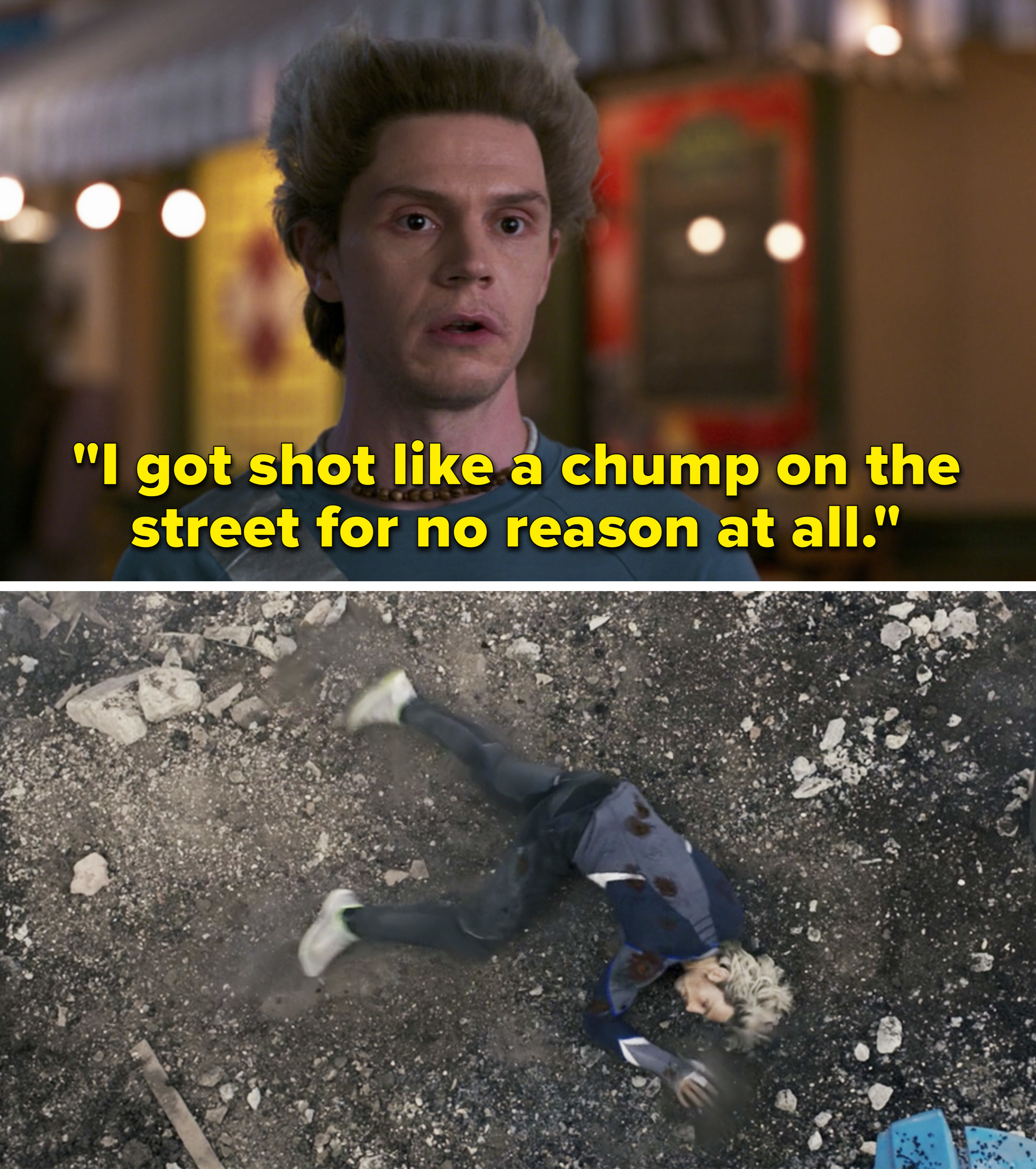 Pietro says &quot;I got shot like a chump on the street for no reason at all&quot;