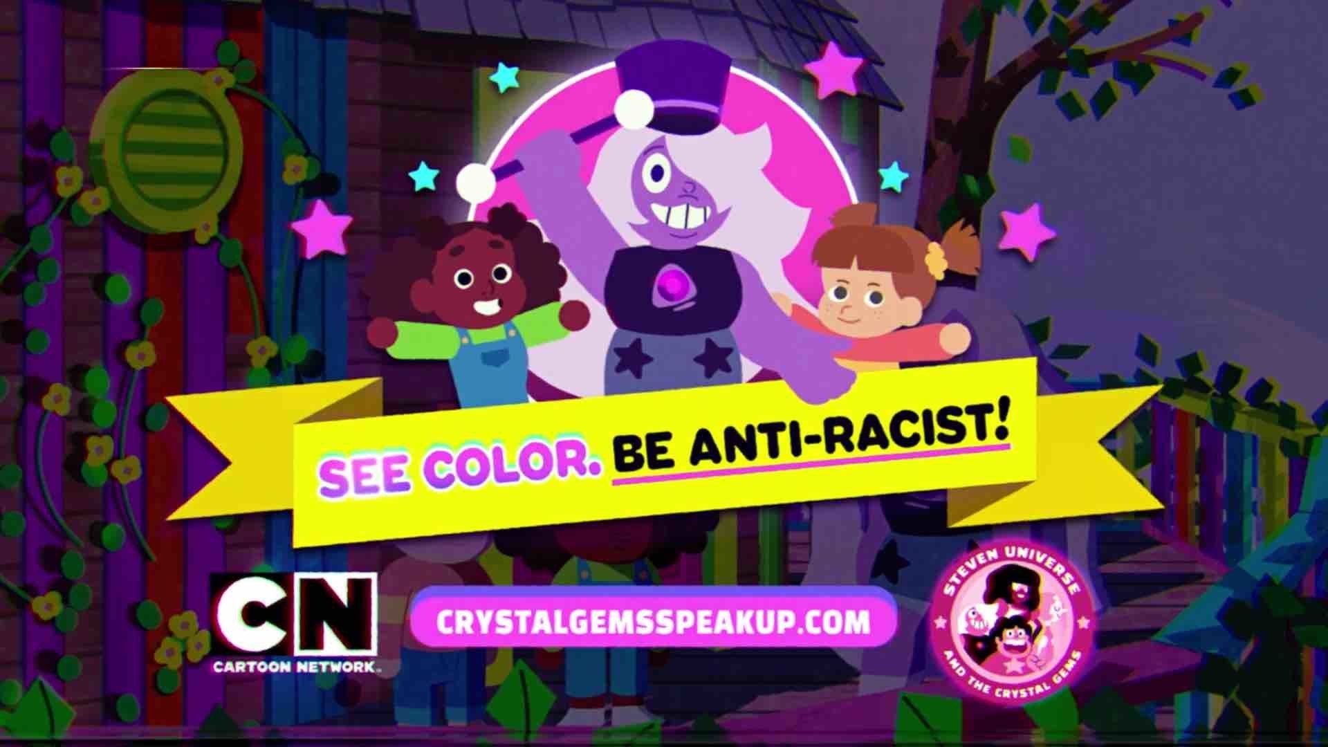 logo that says &quot;see color. be anti-racist!&quot;