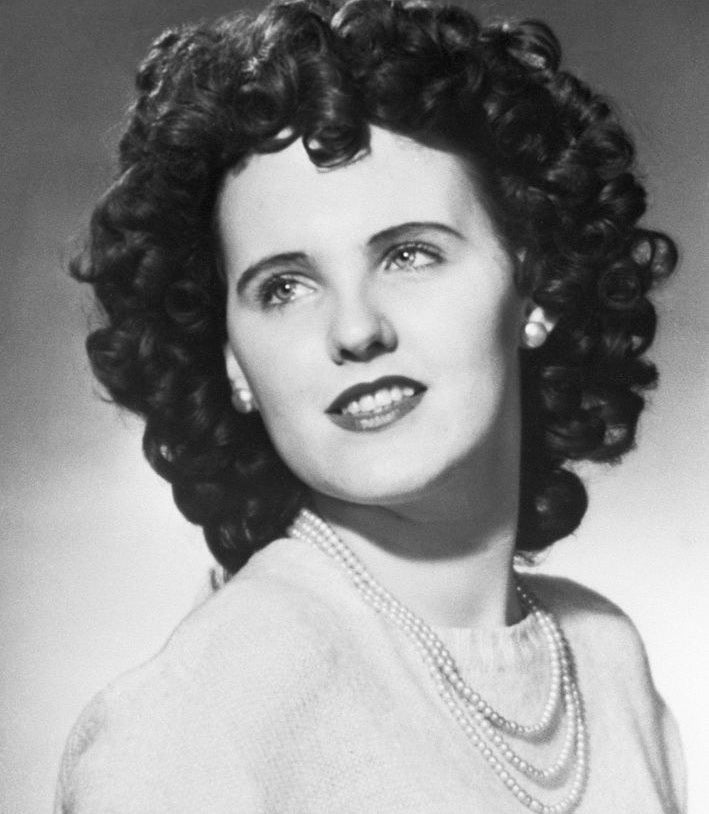 Archived headshot of Elizabeth Short, aka the Black Dahlia 