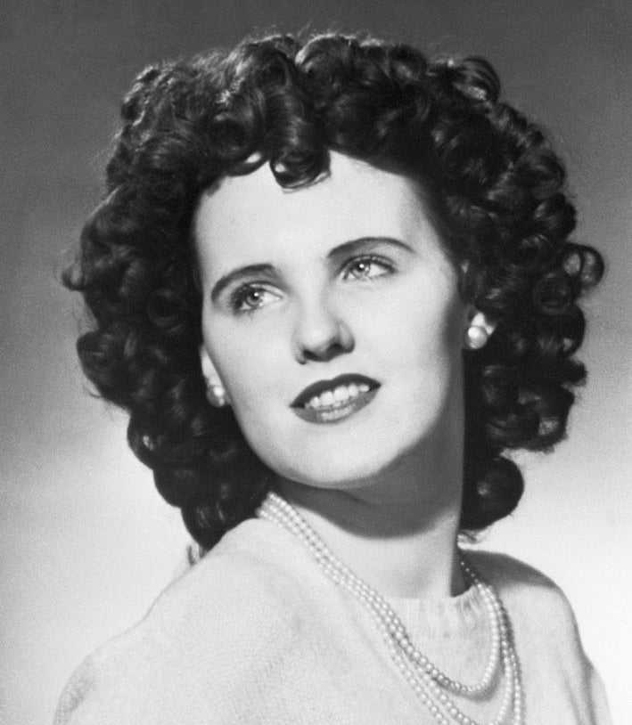 Archived headshot of Elizabeth Short, aka the Black Dahlia