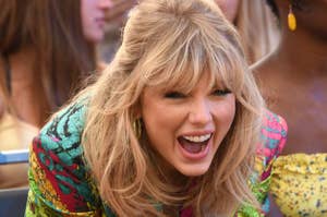 Taylor Swift laughing