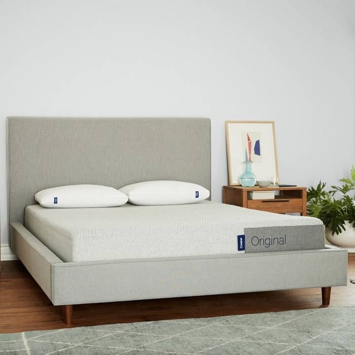 a casper mattress on a bed