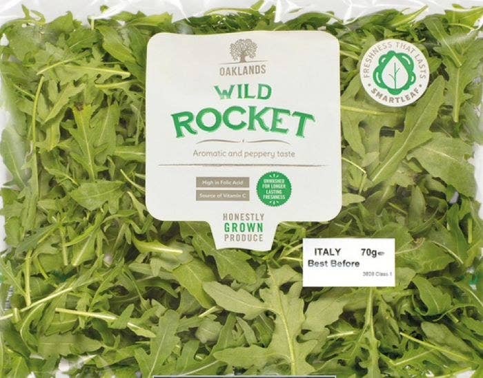 In Italy, a bag of arugula labeled as &#x27;Wild Rocket&#x27;
