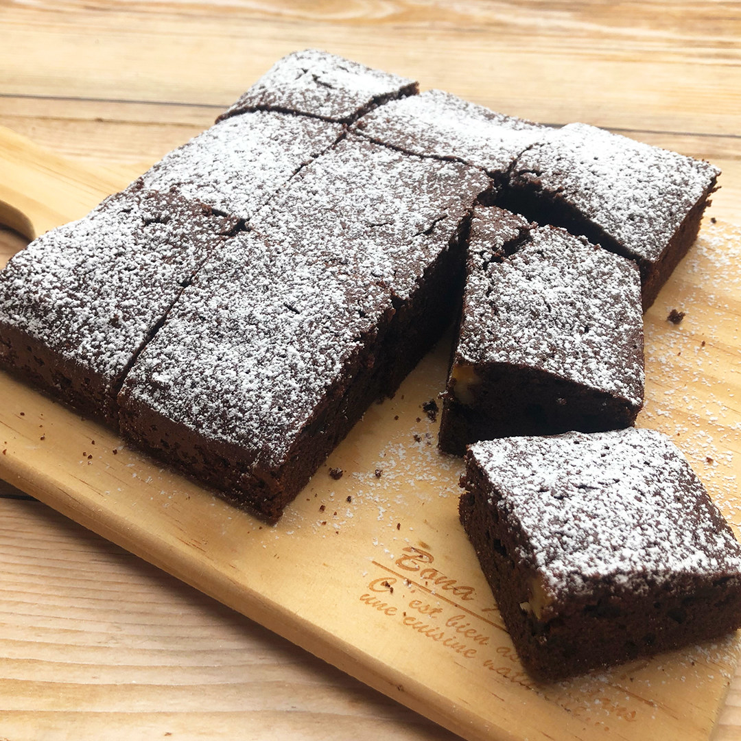 しっとり濃厚 米粉で作るチョコレートブラウニー