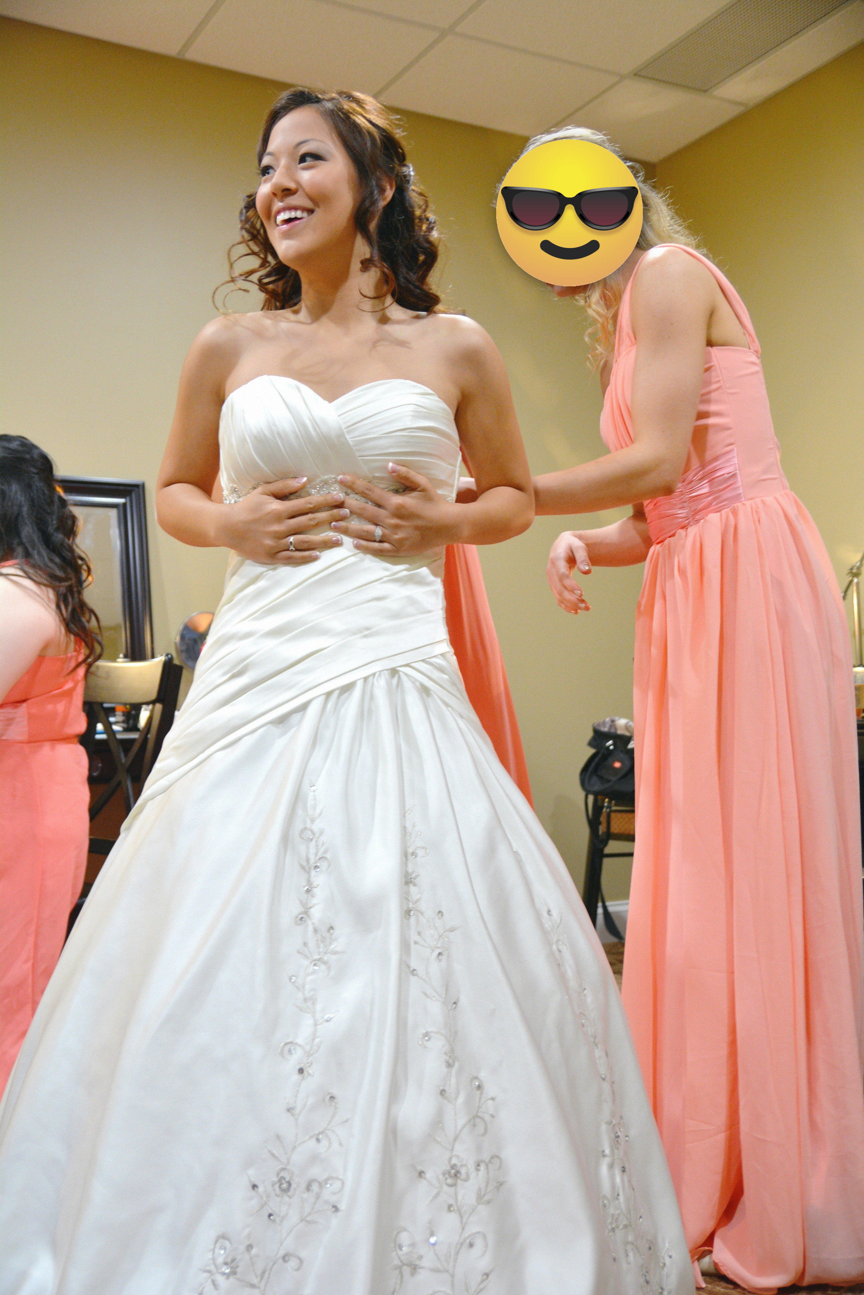 I bought my wedding dress outlet online