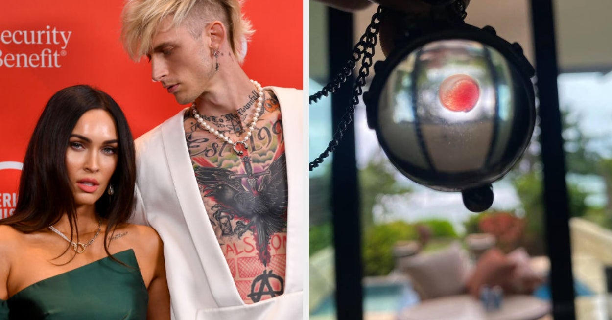 Machine gun Kelly appears to reveal that he carries the blood in Megan Fox’s chain